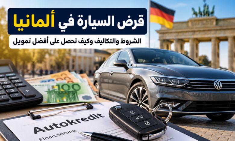 قرض السيارة في ألمانيا 2026: الشروط والتكاليف وكيف تختار أفضل تمويل