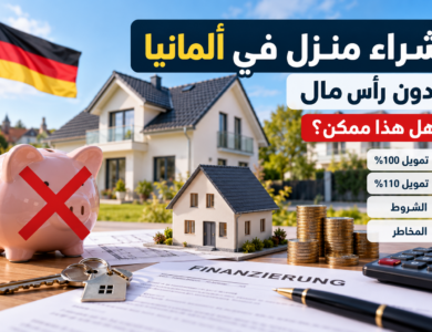 شراء منزل في ألمانيا بدون رأس مال 2026: هل هذا ممكن؟